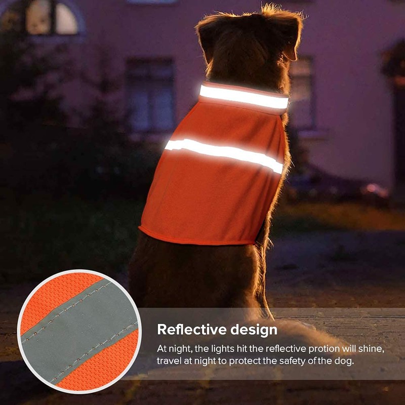 Dog Jacket High Visibility Safety Reflective Dog Vest for Small