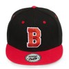 4sold ABC Letter Snapback Cap in Red Black/White with Letters