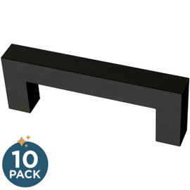 Franklin Brass 3" (76mm) Simple Modern Square Bar Pull (10-Pack)