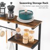 HOOBRO Large Bakers Rack with Power Outlets, 6-Tier Microwave Stand