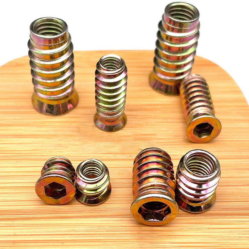 BACSHBY 20 pcs M4x8mm Threaded Insert Nuts - Hex Socket