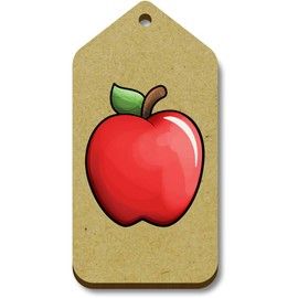 10 x 'Red Apple' 66mm x 34mm Gift Tags (TG00086679)