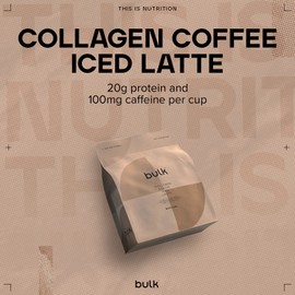 Bulk Collagen Coffee, High Protein, Iced Latte, 500 g