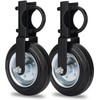 Gate Wheel Supporting Metal Swing Gate with 1-5/8" Thru 2"
