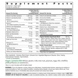 Rainbow Light High-Potency Prenatal One Multivitamin, Prenatal Health Multivitamin Supports Mom's Health and Baby's Development, With Vitamin C, Vegan, 30 Count