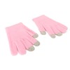 Pink Moisturizing Hand Gloves Touch Screen Prevent Cracked Skin Green