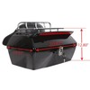 Universal Motorcycle Trunk Tour Pack Tail Box Luggage For Harley
