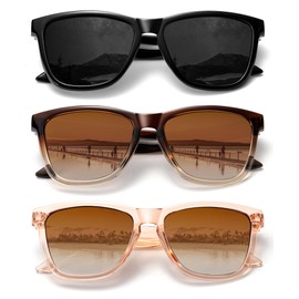 CIFOYA Sunglasses-for-Women Polarized Womens-Sunglasses Trendy: Classic Sun glasses with UV Protection for Driving Travel