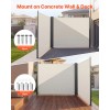 71\" X 236\" Outdoor Patio Side Awning 180 G/m2 Waterproof