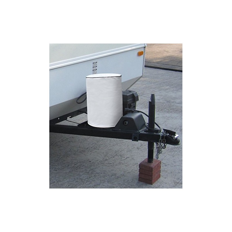 ADCO 2111 White RV Propane Tank Cover, Single 20