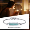 ONEFINITY Turquoise Urn Bracelet For Ashes 925 Sterling Silver Turquoise