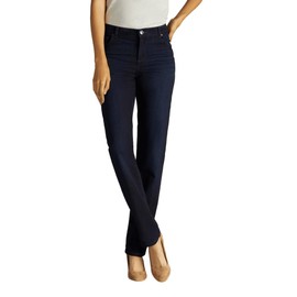 Lee Women's Relaxed Fit Straight Leg Jean, Niagara, 4 Medium