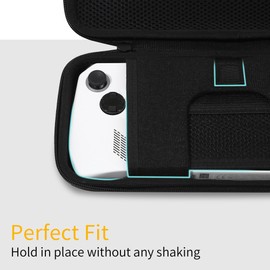 iofeiwak Carrying Case for ROG Ally/Ally X - Portable Hard Shell Carrying Case for ROG Ally & Ally X Gaming Handheld - Lighweight/Full Protection/Folding Bracket