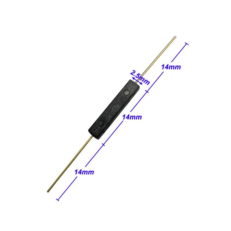 Gebildet 10pcs Plastic Reed Switches + 10pcs Glass Reed Switch),
