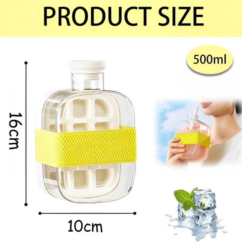 Ice Cube Bottle, Ice Cube Box, Touc Free Vertical Ice