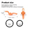 FISHNU MagHold Premium Mini Magnetic Fishing Hook Keepers - Durable,