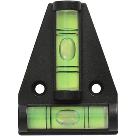 DIGIFLEX 2 Way Mini Black Spirit Level – Small T Shaped Bubble Levelling Tool for On-The-go Measuring – Spirit Levels for a Caravan Campervan Furniture Picture Frames Decking Camera Tripod Camping