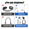 Polea Fitness AdooAdii M3SPARTY0012 Negro Tríceps Bíceps Gimnasio en Casa