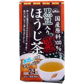 Kenjakan Hojicha with Black Beans Made in Japan, 24 Ps, 5.0 oz (144 g)