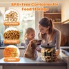 HOYTAMDAR 2 Pack Airtight Dog Food Storage Container, Dog Treat