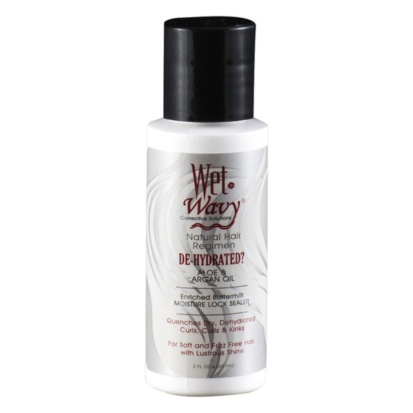 Wet N Wavy Natural Hair Regimen De-Hydrated Aloe & Argan Oil, 2 Ounce