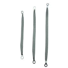 (Anti-Static) Excellent Durability! Engine Grounding Straps Set of 3 Grounds, Wires, No Place, Static Electricity Removal, Universal Muffler Earth for Cars