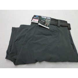 IRON CO. 'Warder'   Stretch Tech  Cargo Belted  Shorts Surf Grey Size 40   NEW