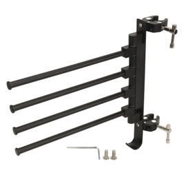 RV Clothes Drying Rack Aluminum Multifunctional Anti Rust 180° Rotatable Tower Hanger Rack for Camper Trailer