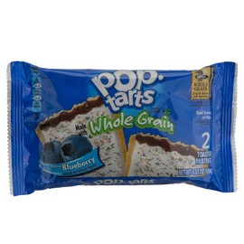 Kelloggs Pop Tarts Whole Grain Blueberry Toaster Pastries, 3.53 Ounce -- 72 per case.