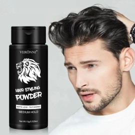 Hair Styling Powder Volumizing Texture Powder Oil Control Hair Styling Product for Men and Women Instant Volume Mattifying Hair Powder Portable Daily Use Hair Styling Tool