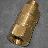 Dixon Safety Check Valve SCVH8, 1" NPT, Brass, 280-320 SCFM