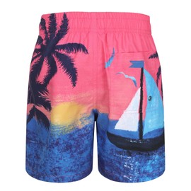 Swimming Trunks Boys Kids Swimming Shorts Quick Drying Board Shorts Hawaii Beach Shorts 5-14 Years, Sailboat
