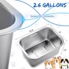 Reallnaive 2 Pack 2.6 Gallons Stainless Steel Basin Large Washing