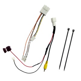 OTORAM Compatible Toyota Daihatsu Subaru Steering Remote Control & Rear Camera Branch/Separation/Signal Retrieval Harness + RCA Back Camera/Rear Camera Input Conversion Adapter Convert Kit for