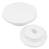 Rotating Display Stand White Plug in Remote Control Load Bearing
