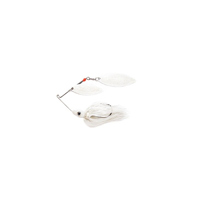 Nichols señuelos pulsador escama de Metal Doble Sauce spinnerbait, Blue