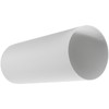 HVAC OV 5"" Inch Round Straight 12"" Inch Long Plastic