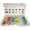 VCT 120pc Low Profile Mini Blade Fuse Assortment Set Auto