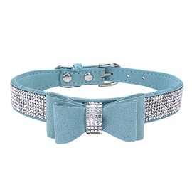 ETOPARS Rhinestone Dog Collar Leashes, Crystal Diamond Cat Dog Collar Leash Set, Cute Dazzling Dog Rhinestone Collar, Dog Collar Harness for Small & Medium Dogs