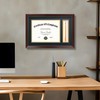 GiftMust 11x16.5 Diploma Frame with Tassel Holder for 8.5x11 Certificate