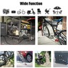 Security Cable with Loops 5.9ft/180cm,8mm, Braided Steel Cable, Bike Chain
