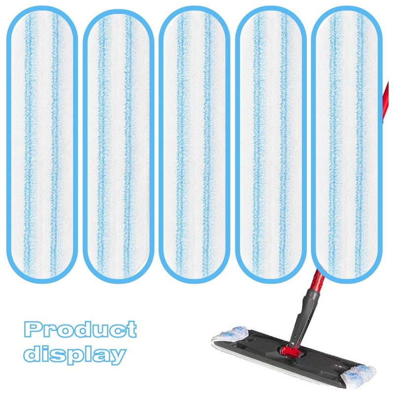 5-Pack Replacement Mop Pads for O-Cedar H2prO/ Vileda H2prO Flat