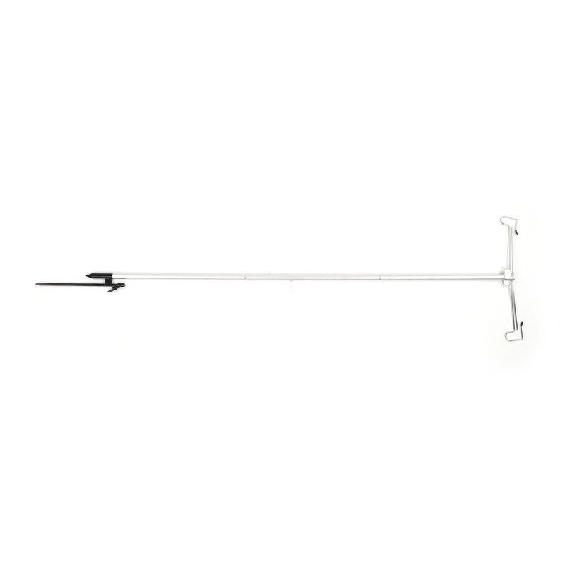 Camping Lamp Pole Retractable Double Light Hooks Retro Style Metal