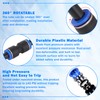 90 Pcs Quick Connect Air Line Fittings Kit Pneumatic Air