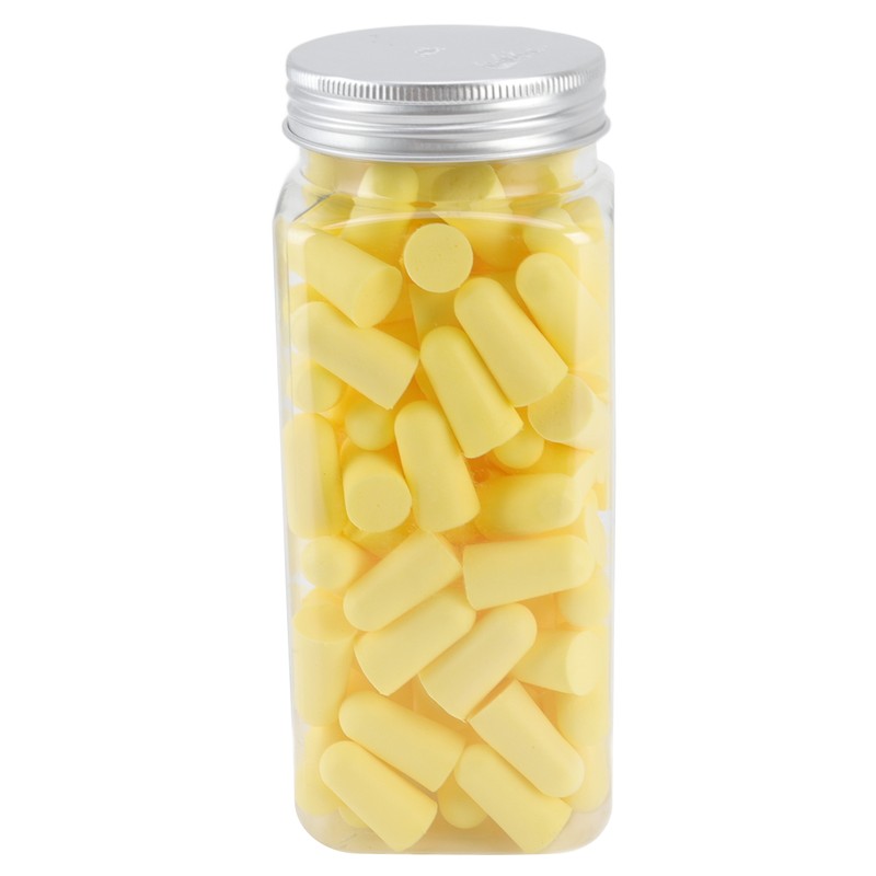 120pcs Sleeping Ear Plugs Noise Reduction Slow Rebound Sponge Expandable