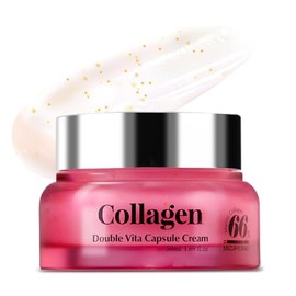 Crema facial de colágeno crema de colágeno marino Niacinamida y colágeno hidrolizado liofilizado Aumenta la firmeza