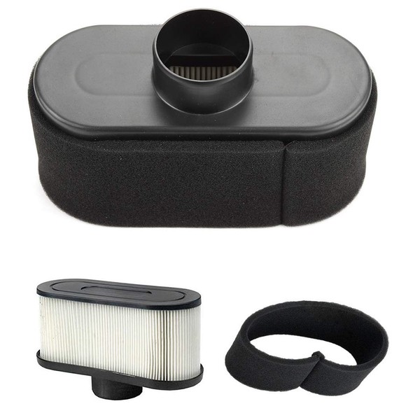 Podoy 11013-7049 Air Filter with 11013-7046 Pre Filter Compatible for