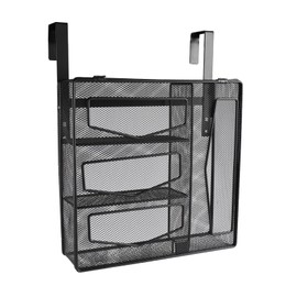 Bag Storage Organizer,4 in 1 Kitchen Drawer Mesh Metal Plastic Wrap Organizer for Grocery Bag,Holder Wall Food Baggie Organizers for Quart Gallon Snack Sandwich Bags