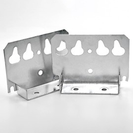 Mprofi MT® Set of 2 Bed Connectors - Bed Fitting Fitting - Height Adjustable for Centre Beam and Slatted Frame Holders - Bed Fittings - Centre Bar Connector - Bed Angle Galvanised Steel KR/1