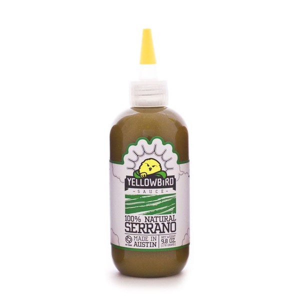 Yellowbird Serrano Hot Sauce (9.8 Oz, Case of 6)